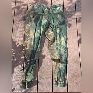 Zadig & Voltaire Green Camouflage Pants